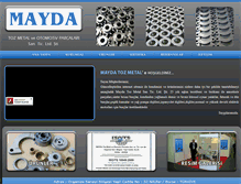 Tablet Screenshot of maydatozmetal.com